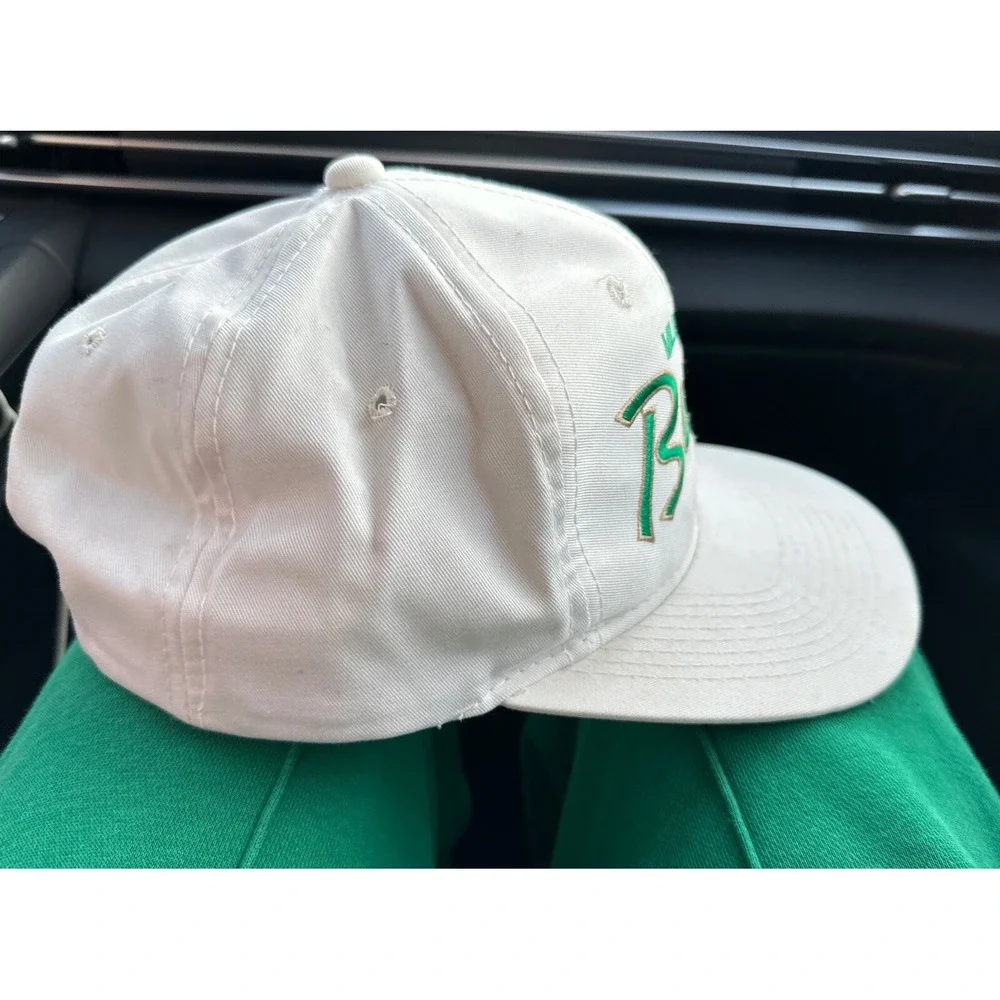 Vintage‎ Milwaukee Bucks Sports Specialties NBA Basketball White Hat Script RARE